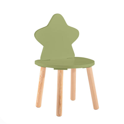Duduk Silla de Estrella Infantil, Varios Colores - Verde