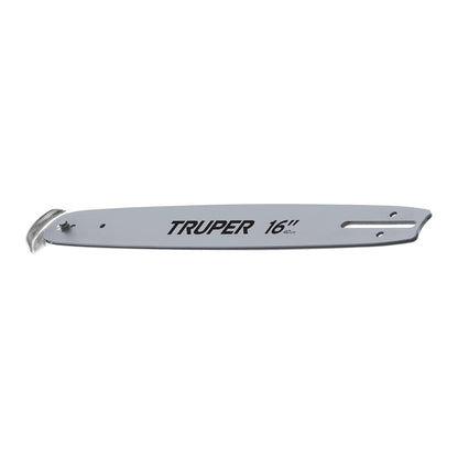 Truper BAMO-5016, Barra de repuesto 16" para motosierra a gasolina 45/50cc