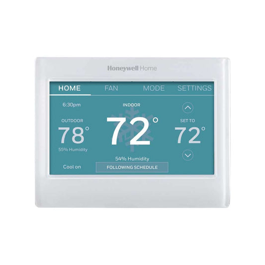 Honeywell Home RTH9600WF - Termostato de Color Inteligente Energy Star Wi-Fi visualización táctil programable Alexa Ready - Se Requiere Cable C