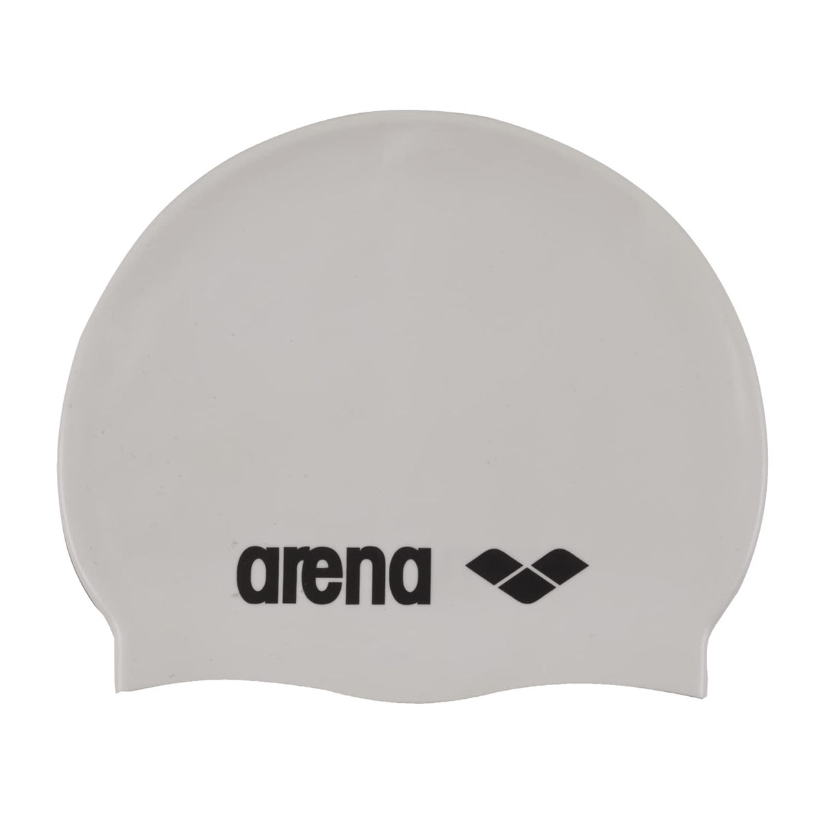 Arena Classic Gorro de Natación de Silicona - Talla única - Negro, blanco - Gorra