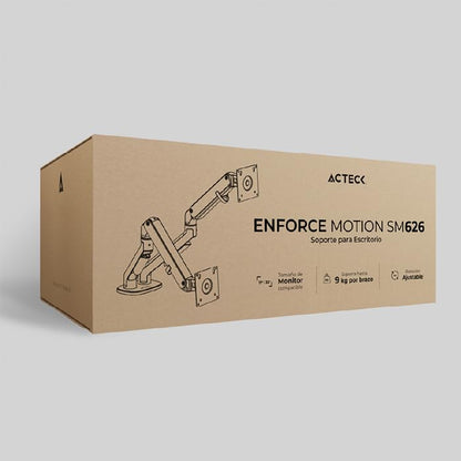 Brazo articulado doble para Monitores ACTECK ENFORCE MOTION SM626 hasta 32" Ajustable AC-936552