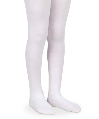 Mallas de Algodón Pima para Niña - Jefferies Socks - 6-8 Años - Blanco