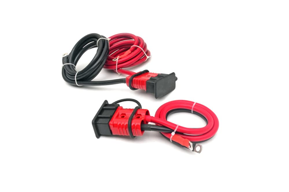 Rough Country Cable de alimentación de cabrestante de desconexión rápida de 7 pies para Cualquier cabrestante de tamaño estándar – RS107