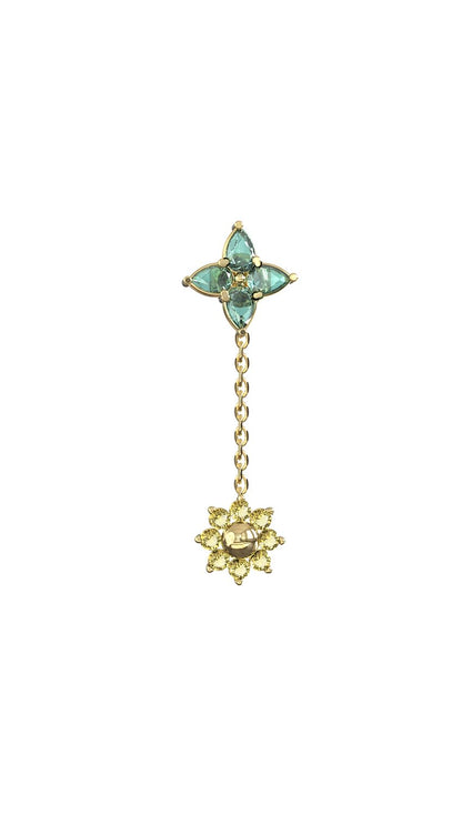 GUESS Aretes para Mujer SECRET GARDEN color Dorado