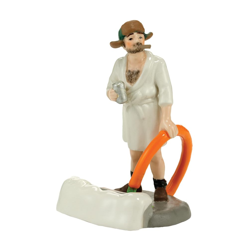 Department 56 Snow Village National Lampoon's Christmas Vacation Accessories - Figura Decorativa del Primo Eddie en la mañana, 2,95 Pulgadas, Multicolor