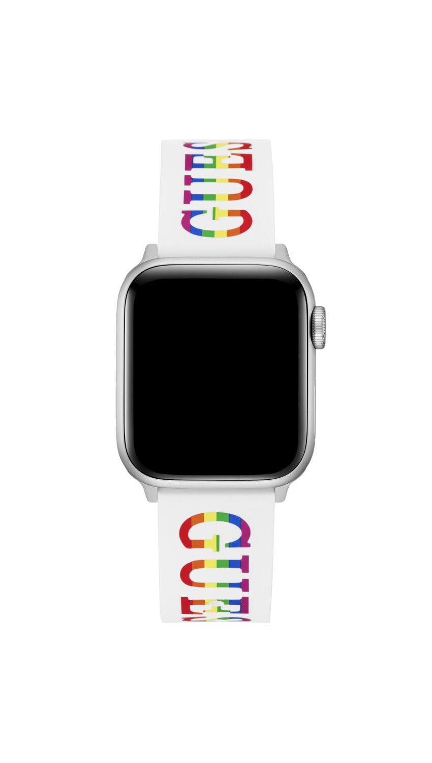 GUESS Correa de reloj inteligente para Dama compatible con Apple Watch (38MM-40MM) Blanco