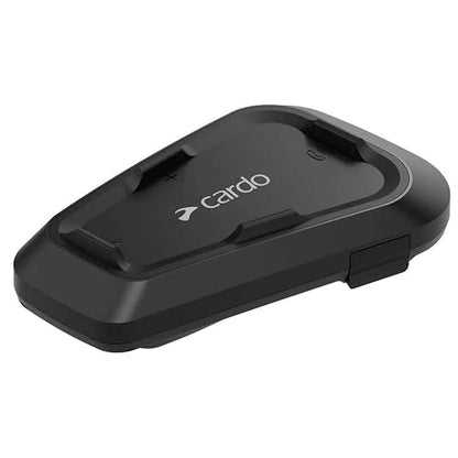 Cardo Systems Spirit - Auriculares de comunicación Bluetooth para Motocicleta, Color Negro, Paquete Doble