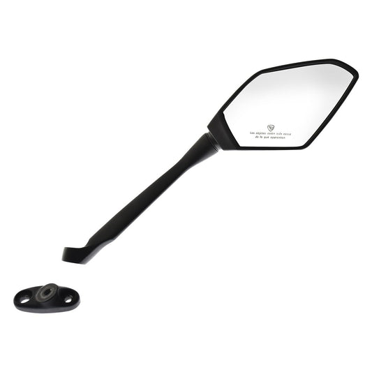 Italika F10010251 Espejo Derecho con Logo y Leyenda, Negro
