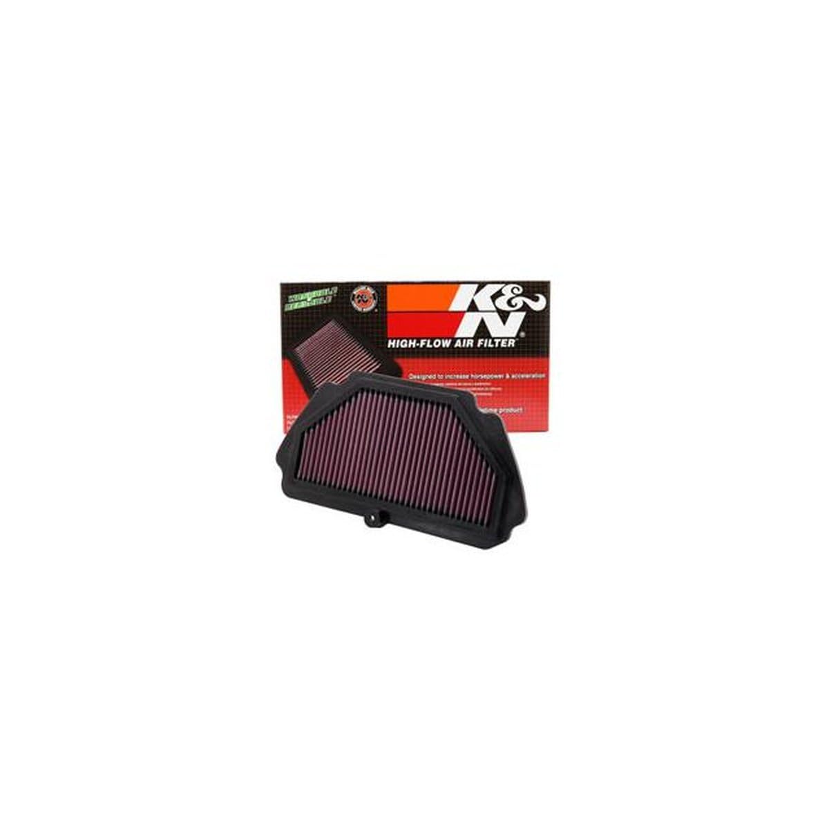 K&N KA-6009 Filtro de Aire del Motor para Kawasaki Ninja ZX-6R 2009-2019 Negro