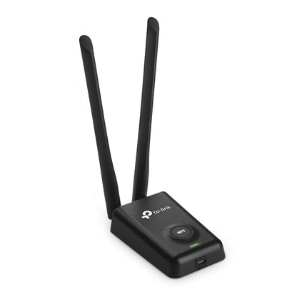 TP-Link TL-WN8200ND Tarjeta de Red Inalámbrica USB N 300Mbps en Alta Potencia, 2 Antenas Desmontables de 5dBi