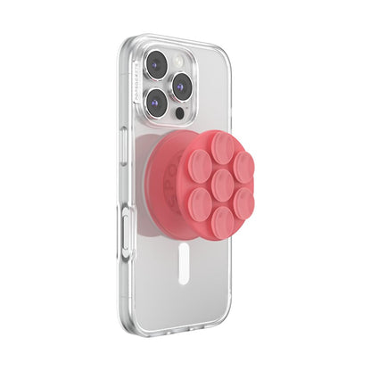PopSockets Agarre para Celular MagSafe con Soporte, Parte Superior Intercambiable - MagSafe - Masilla