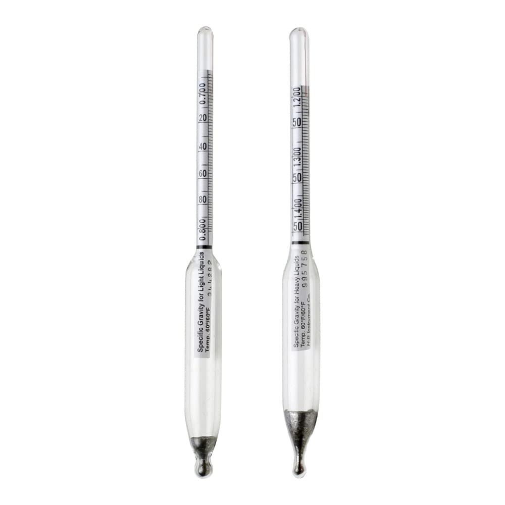 SP Bel-Art, H-B DURAC 1.000/1.600 Hidrómetro de gravedad específico para líquidos más pesados que el agua (B61801-7000)