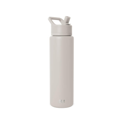 Simple Modern Botella de Agua con Popote, Colección Summit, 532-887 ml - 30 onzas - -Almond Birch
