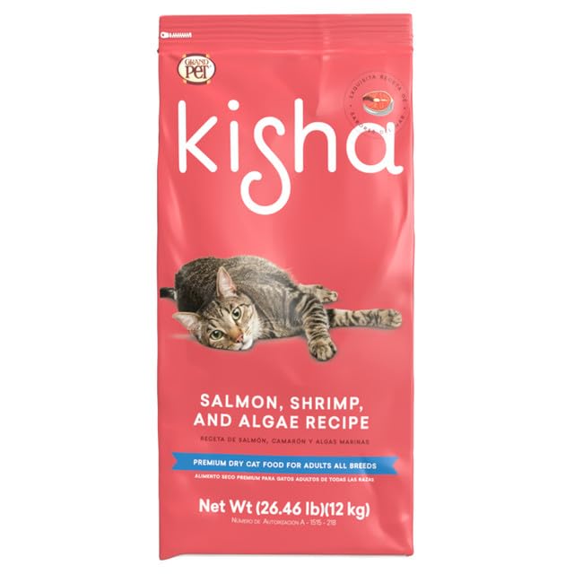 Kisha GrandPet Alimento Seco Gato Adulto, Natural, 12 kg