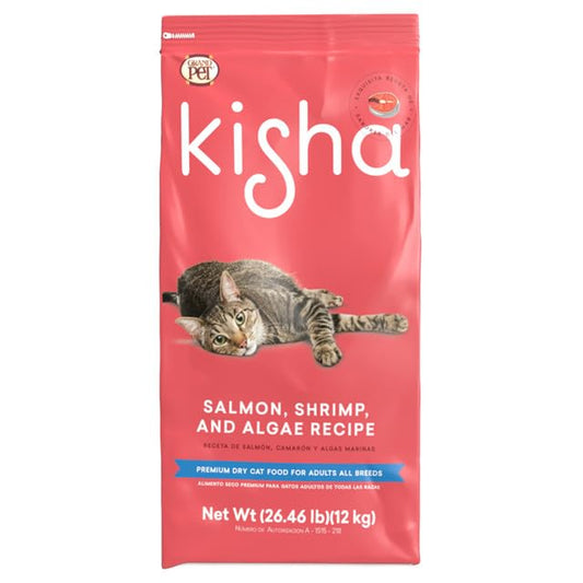 Kisha GrandPet Alimento Seco Gato Adulto, Natural, 12 kg