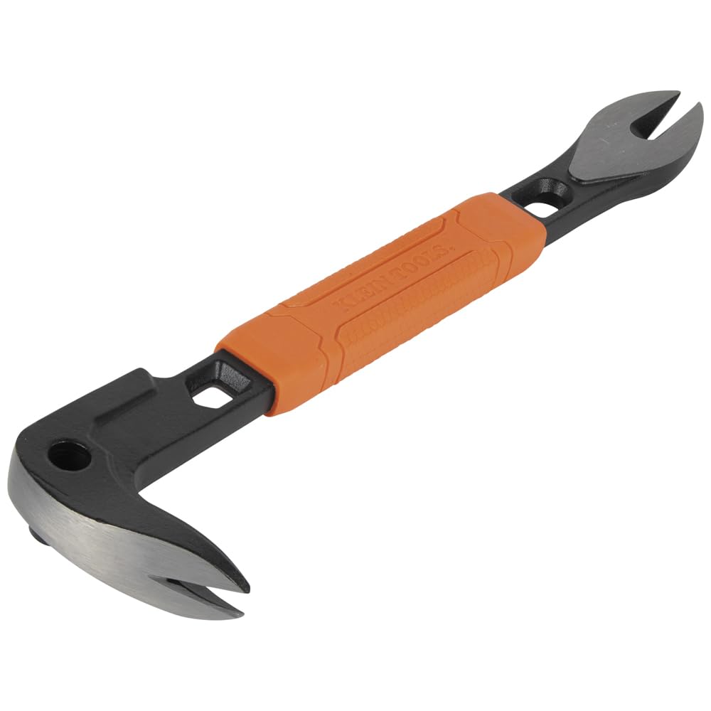Klein Tools Extractor de Uñas con Hoyuelo Integrado, Acero al Carbono - 10-Inch