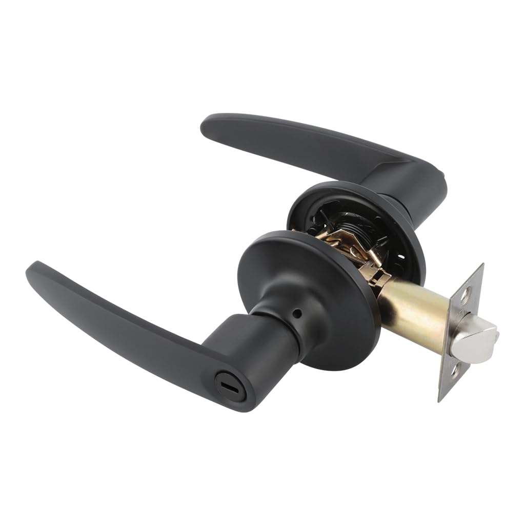 Dexter 6677 Cerradura Manija Granito 35-45mm sin Llave, Negro
