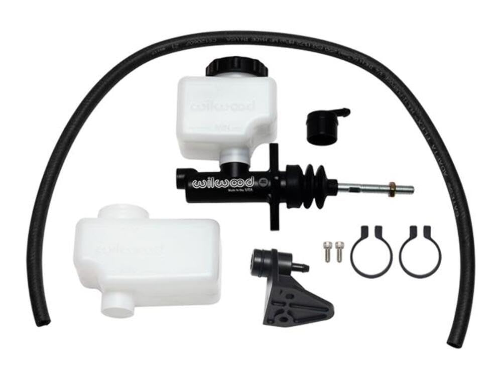 Wilwood 260-13619 Cilindro Maestro Compacto Mando a Distancia Brida Soporte con Depósito, 1 Paquete