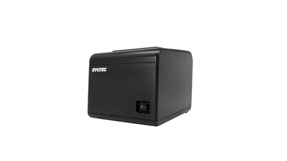EVOTEC Impresora Térmica EV-3005 - Impresora USB Monocromática para Negocios, Velocidad de 35 Páginas por Minuto - Color Negro, 15 x 15 x 15 cm