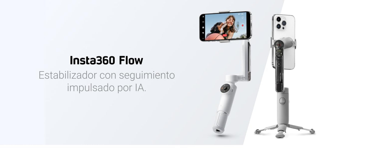 Insta360 Flow 2 AI Tracker Bundle - Gris Piedra