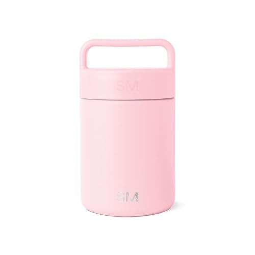 Simple Modern Tarro Térmico para Alimentos Calientes | Acero Inoxidable Recipiente para Almuerzo de Alimentos Calientes | Provision Colección | 350ml | Blush