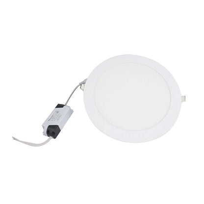 SANELEC, Panel de LEDS, Lámpara de Techo Empotrable, 18 W, Luz Fría, 1,260 lm, Modelo 1157