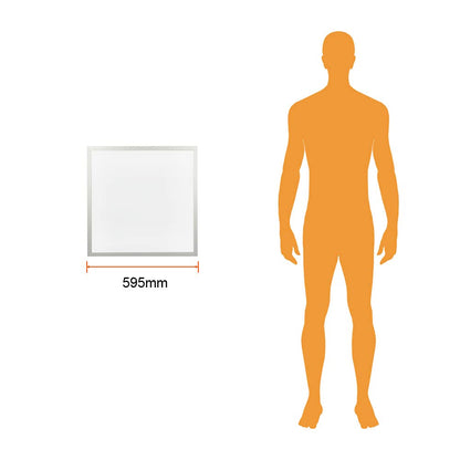 Tecnolite Lámpara LED Empotrado, Lámpara Techo de Oficina, Tipo Panel, Luz de Techo LED Minimalista, 40 W, Luz de Día 6500 K, 100 - 240 V, 3500 Im,