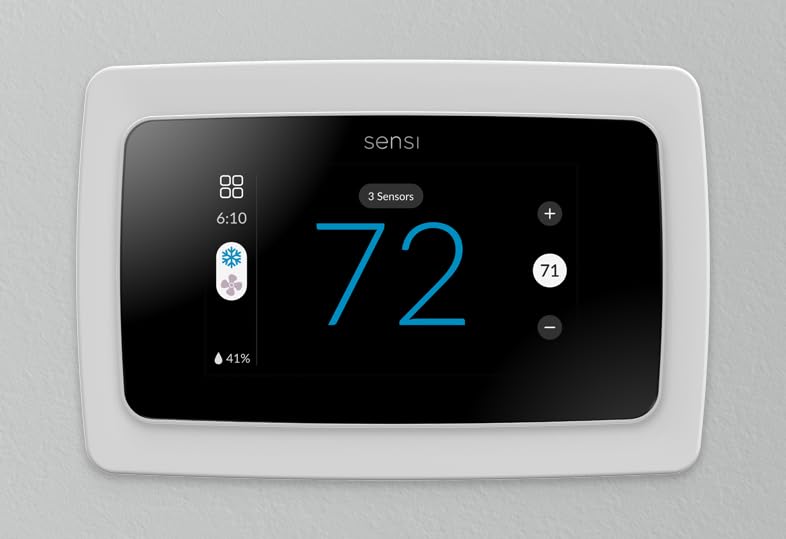Placa de pared para termostatos Sensi Touch 2 y Sensi Lite en color blanco