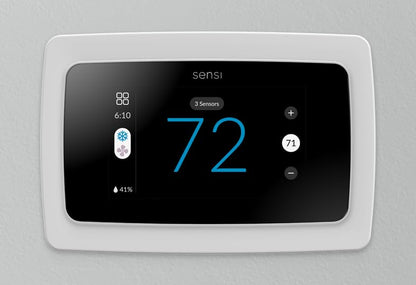 Placa de pared para termostatos Sensi Touch 2 y Sensi Lite en color blanco