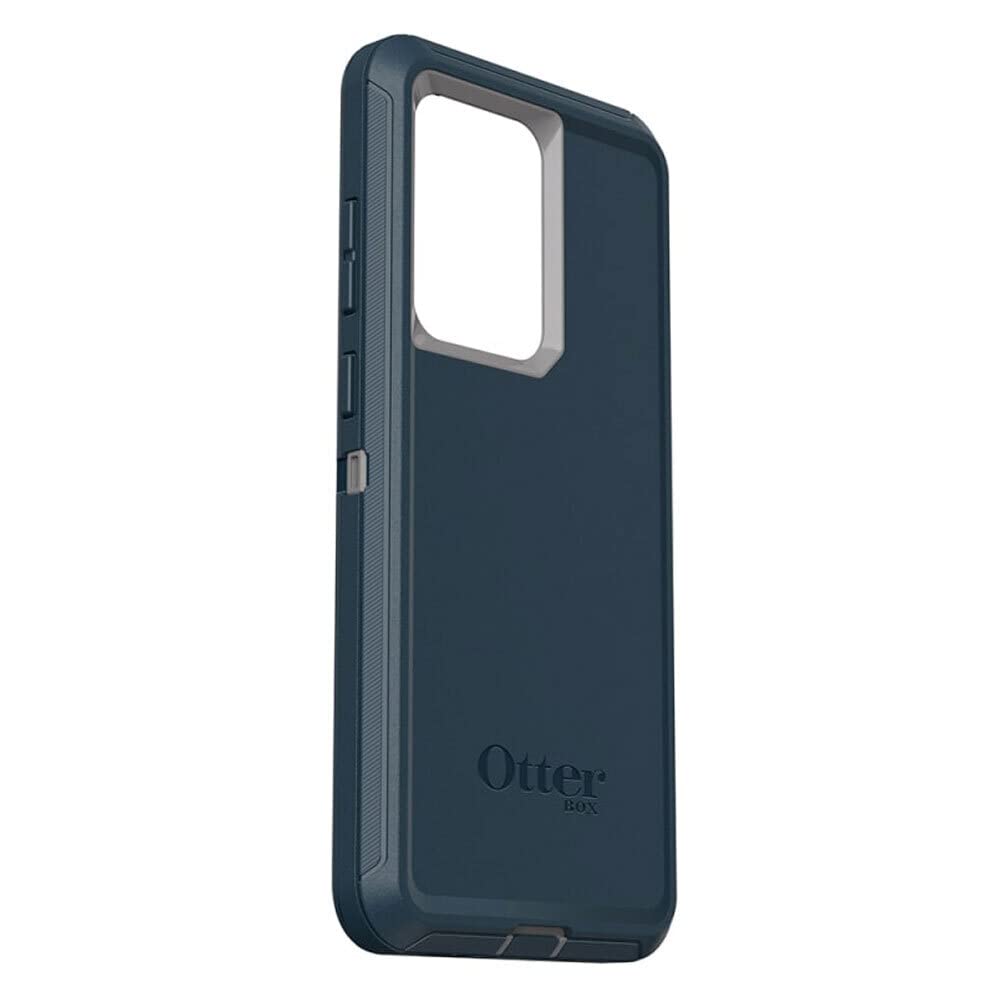 OtterBox Defender Series SCREENLESS Edition Case for Galaxy S20 Ultra/Galaxy S20 Ultra 5G (Only - Not Compatible with Any Other Galaxy S20 Models) - Gone Fishin (Wet Weather/Majolica Blue)