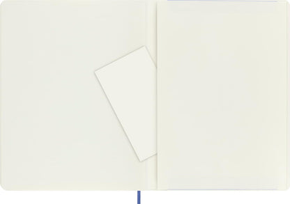 Moleskine - Cuaderno clásico, cubierta suave, XL (7.5 x 9.5 pulgadas), liso/en blanco, azul hortensia, 192 páginas