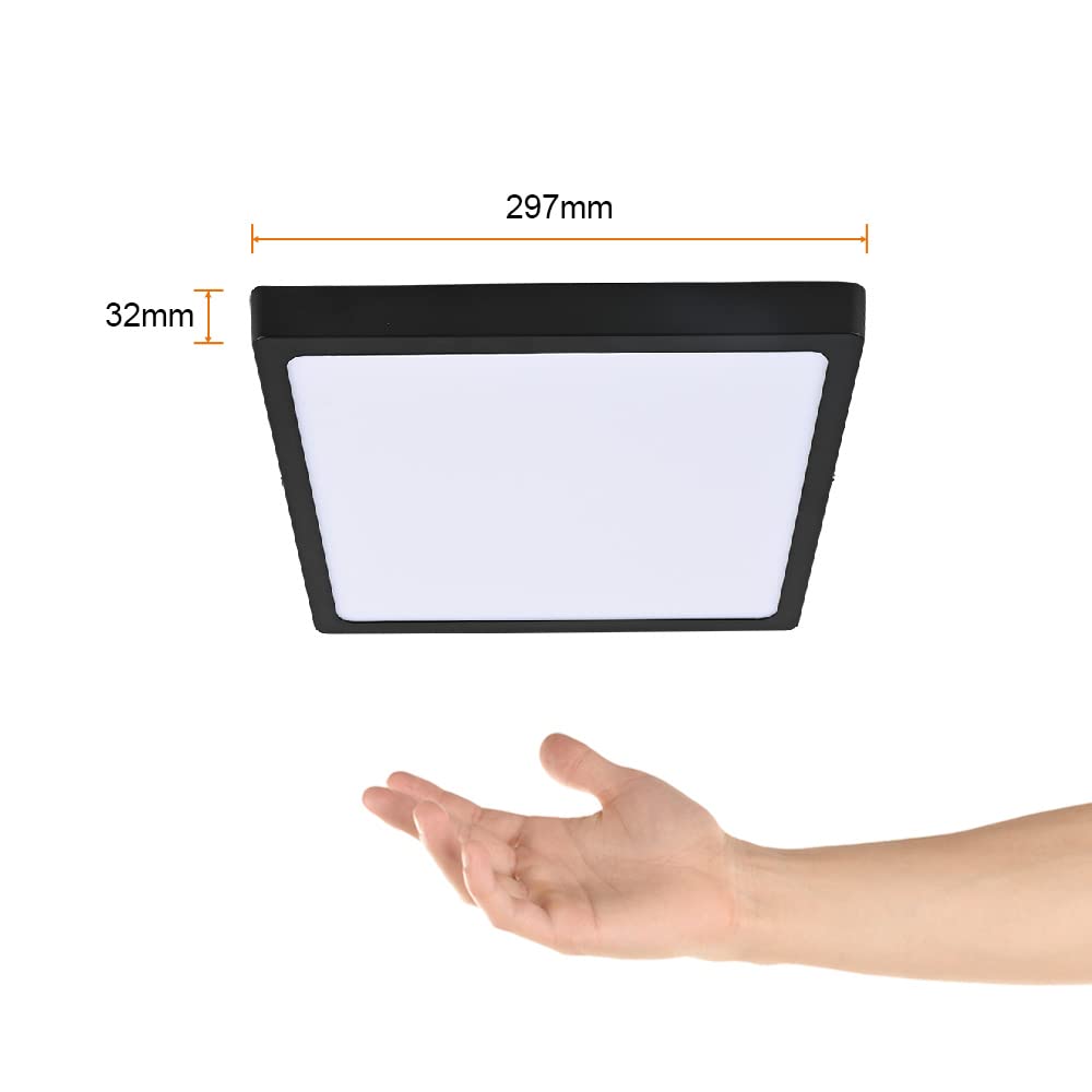 Tecnolite - Lámpara Plafón LED para Sobreponer, para Interiores Luz de Día, No atenuable, LED integrado