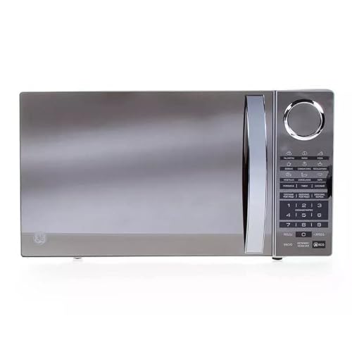 GE - Horno de microondas 0.7 cu.ft. Espejo Appliances, Espejo, Plateado - MGE07SEJ