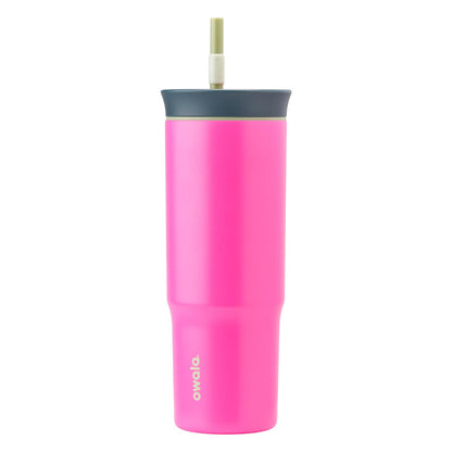 Owala Vaso Térmico de Viaje Acero Inoxidable 24 oz con Popote - 24 ounces - Brisa de sandía
