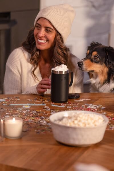 STANLEY Everyday Camp - Taza para café, té y bebidas, 12 onzas, sin BPA, color verde martillo, color verde