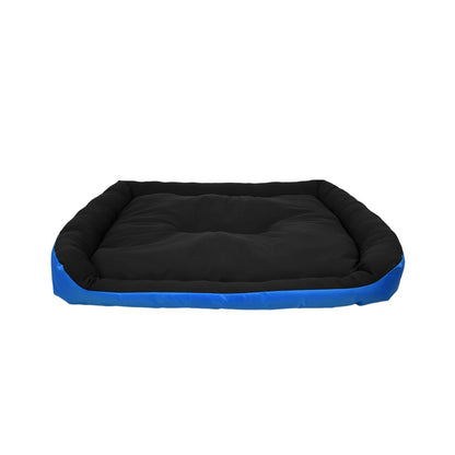 Fancy Pets Cama Rizzo Acolchada e Impermeable para Perro - AZUL - NEGRO