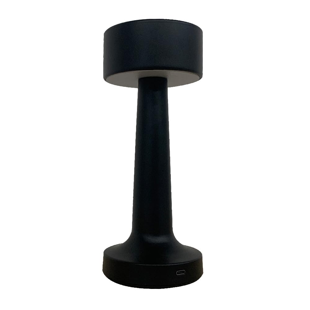 Tecnolite - Lámpara de Mesa LED 3 W Portátil, Recargable, Luz Blanca Ajustable y Atenuable Táctil, Lámpara Interior para Restaurante