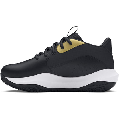 Under Armour Lockdown 7 Tenis Unisex para Niños Preescolares - 22.0 cm - (001) Negro - Negro - Oro Metálico