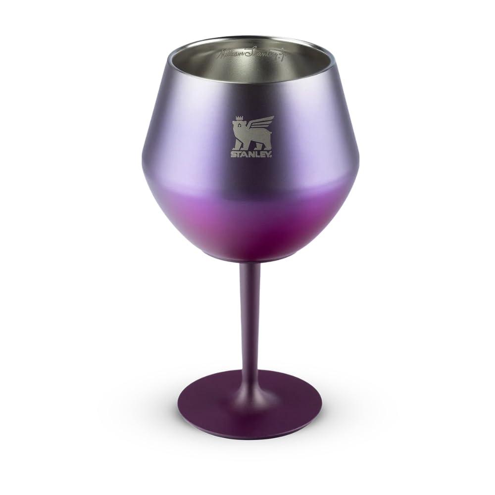 Stanley Copa Prismática 2 en 1 con Base Removible, Acero Inoxidable, 414 ml - Vivid Violet Haze