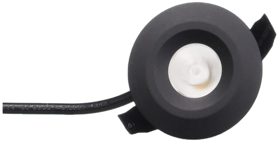 Tecnolite Lámpara Downlight LED Empotrable 1 W, IRC 95, Óptica Dark Light, Luz Suave Cálida, LED integrado