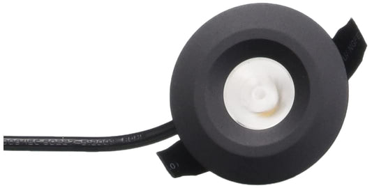Tecnolite Lámpara Downlight LED Empotrable 1 W, IRC 95, Óptica Dark Light, Luz Suave Cálida, LED integrado