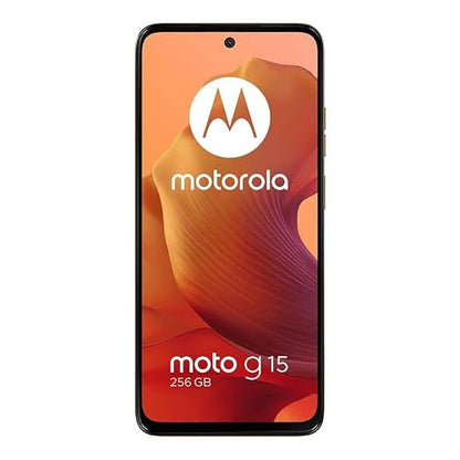 Motorola G15 Naranja (4GB RAM/128GB), 50MP, Celular Desbloqueado