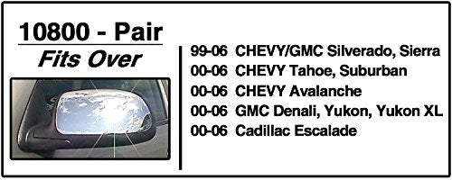 CIPA 10800 - Espejos de remolque personalizados - Chevy/GMC/Cadillac, par