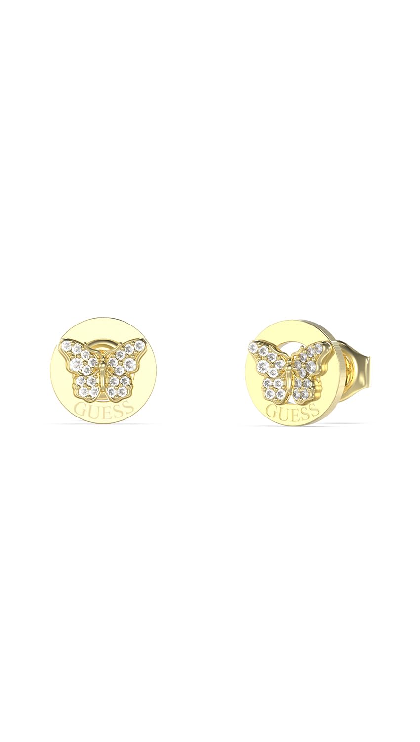 GUESS Aretes para Mujer BORBOLETA color Dorado