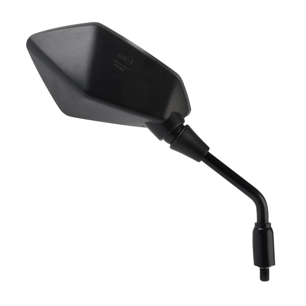 Italika F10010293 Espejo Derecho con Isotipo y Leyenda, Negro