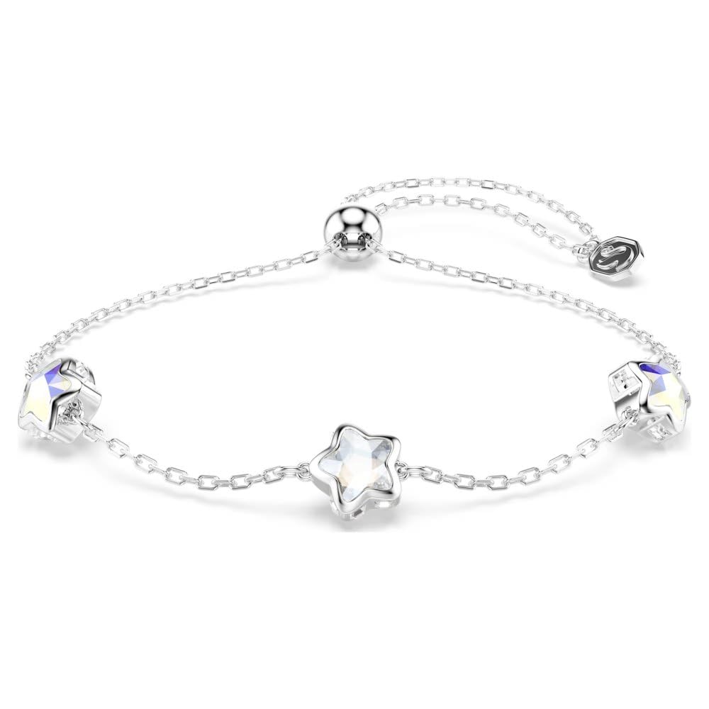 Pulsera Chroma, Estrella, Blanca, Acabado en rodio