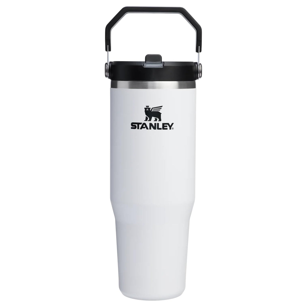 Stanley IceFlow FlipStraw Termo 887 ml, Acero Inoxidable Reciclado - Chalk