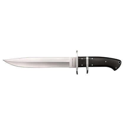 Cold Steel Black Bear Classic VG-10 San MAI III - Cuchilla de Punta de Clip de 5 Pulgadas, Mango G-10, Cuchillo de Hoja Fija con Funda Secure-Ex