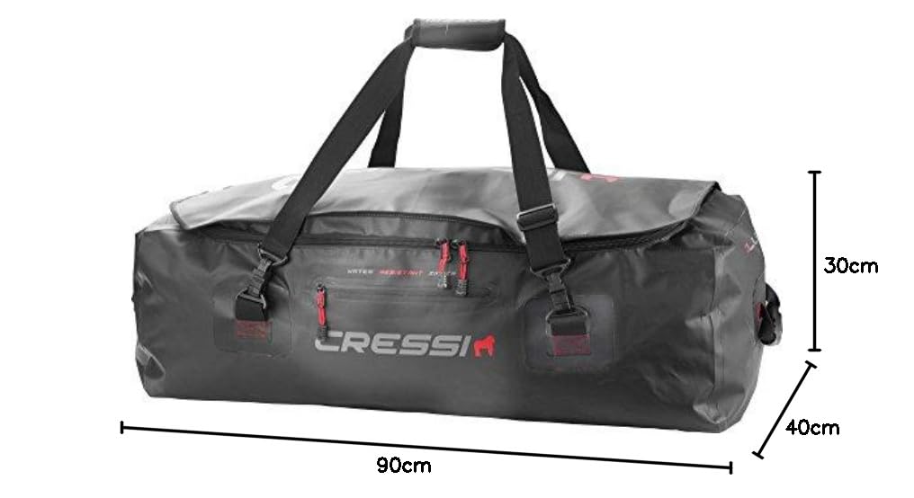 Cressi Waterproof Bag for Scuba and Freediving Equipment - Large & Roomy Bag: 135 Liters Capacity | Gorilla Pro XL