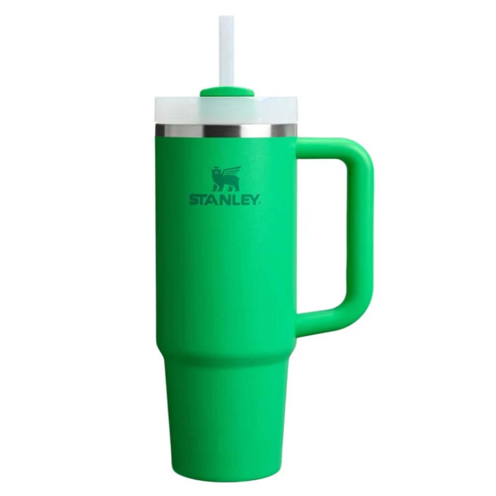 Stanley Quencher FlowState 887 ml Termo con Popote, Acero Inoxidable - Meadow